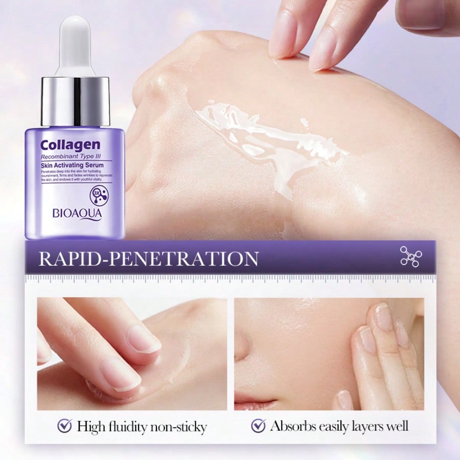 Recombinant Type III Collagen Serum Anti-Aging Skin Revitalization Deep Hydration Essence