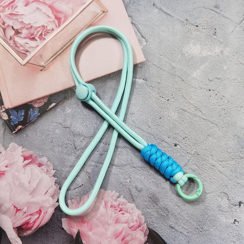 

Креативный тканый шнурок для мобильного телефона и ID-карты - 46 см держатель для ключей