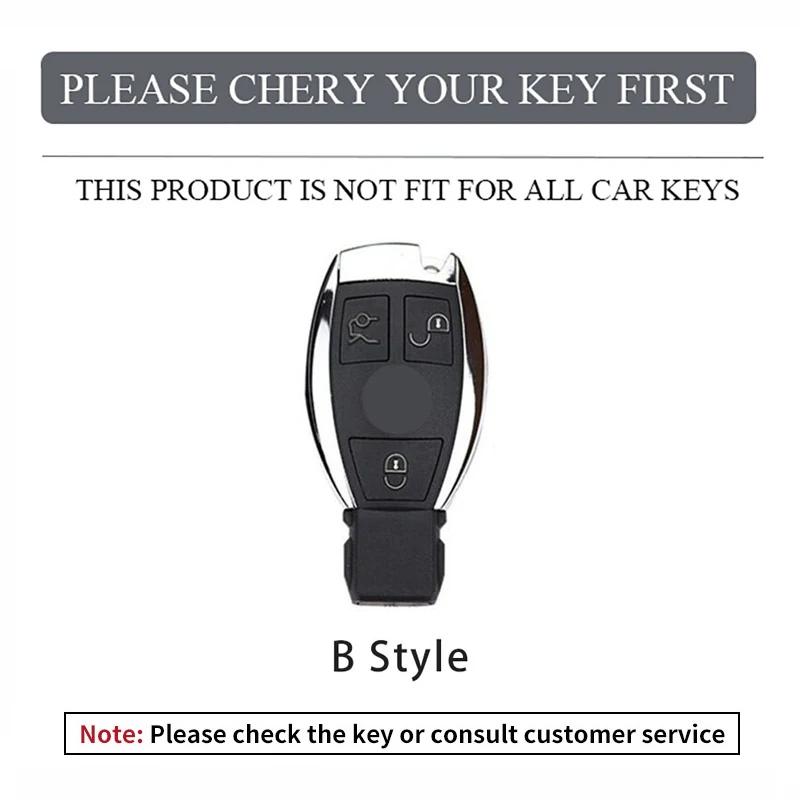 Car Key Case Fob Cover Holder Shell for Mercedes Benz A B C E GL S GLA GLK CLS Class AMG W204 W205 W212 W463 W176 Accessories HP3