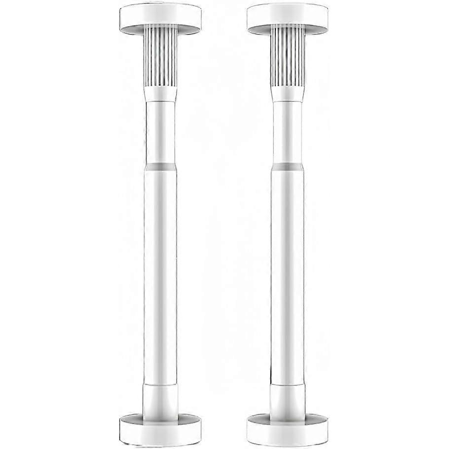 Pièces Jambes de support pour évier de cuisine en acier inoxydable - Hauteur d'installation réglable - Pour évier simple et double (35-50cm, Blanc)