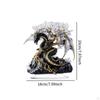 2D Acrylic Dragon Table Plaque with Base, Decorative Decor, Unique Charm Desktop Decoration