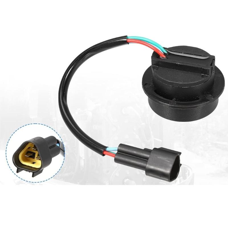 Marine Motor Trim Control Assembly 6R3-82563-00 for 30HP-115HP Outboard Service Work, 3-Wire Lead Design and Panel Mount Housing for Repair Planning