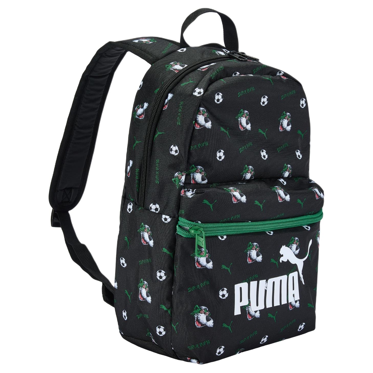PUMA PhaseSuper Fabric Backpack Small Kids Black 092430-01