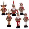Jingchen Christmas Telescopic Doll: Santa Claus & Snowman Window Display Ornament