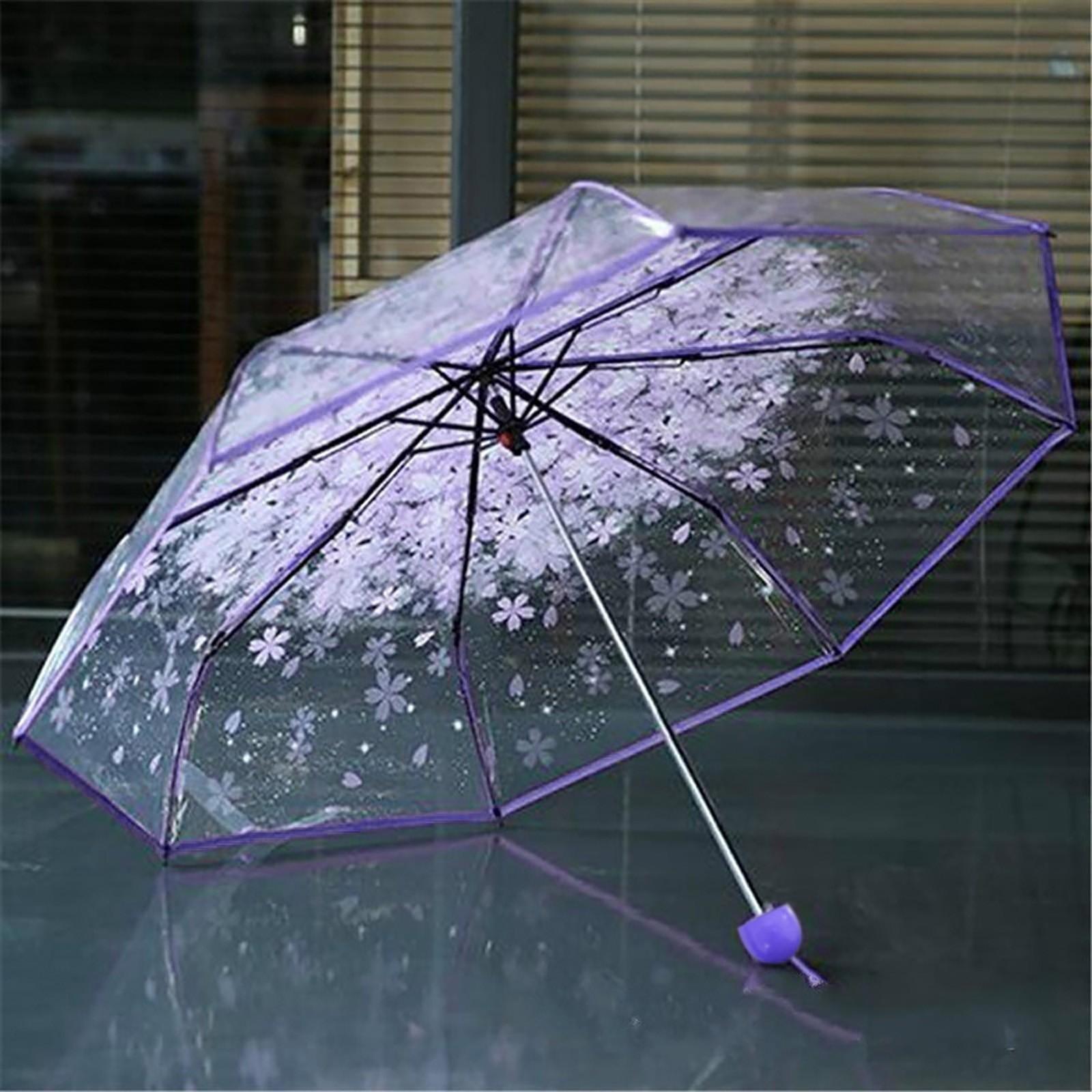

Transparent Clear Umbrella 3 Fold Umbrella
