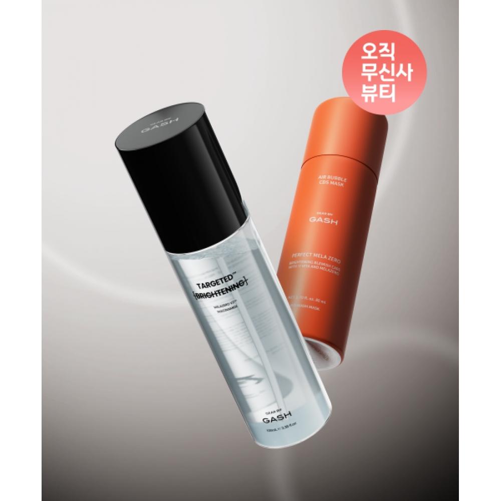 Gear By Gash [Blemish   Blemish Concern Special Set] Air Bubble Cds Mask Pack Perfect Melajero  150 Doses  +targeted Brightening Toner  100ml NONE