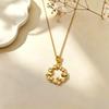 Elegant Cat Pendant Necklace: Fresh Design with Micro-Set Zircons for Women - Light Luxury & High-End Feel; Perfect Clavicle Chain Accessory.
