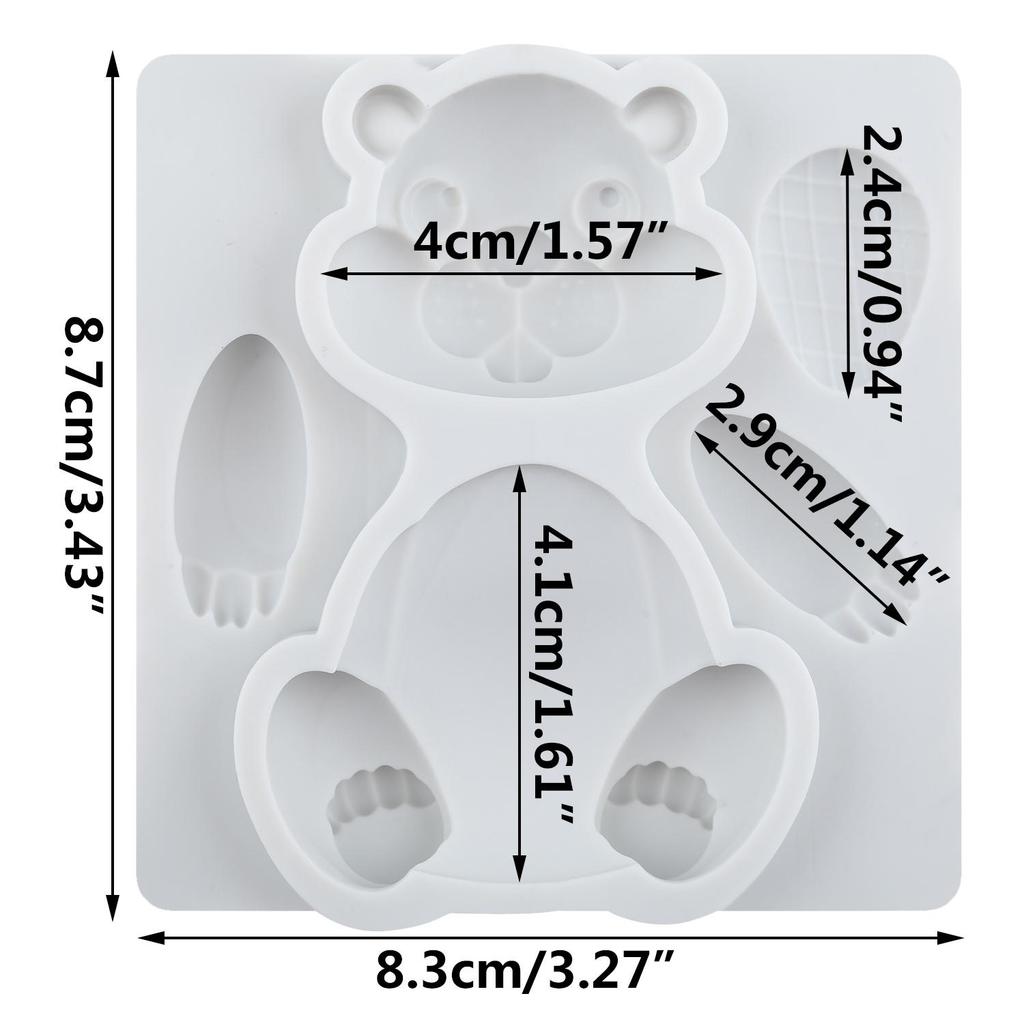 Beavers Silicone Molds Woodland Animal Fondant Mold Cake Decorating Tools Cupcake Topper Candy Chocolate Gumpaste Mold