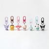 Cute Sanrio Hello Kitty Melody Kuromi Cinnamoroll Pochacco Keychain Bag Pendant Cartoon Charms Backpack Decoration Gifts