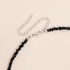 Love Zircon Double Chain Tassel Design Collar Chain - Crystal Necklace For Women
