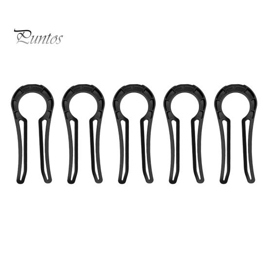 

5 шт. защитных крышек для ручки газовой плиты, замки для защиты от детей, простая установка защитного кожуха для кухонной плиты, защитная накладка на ручку плиты 5pcs чёрный