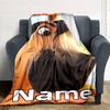 Customiz Name Personality Spirit Riding Free Blanket Soft &Warm Sofa Office Bed Travel Lunch Break Blanket, Gift Suitable All Seasons