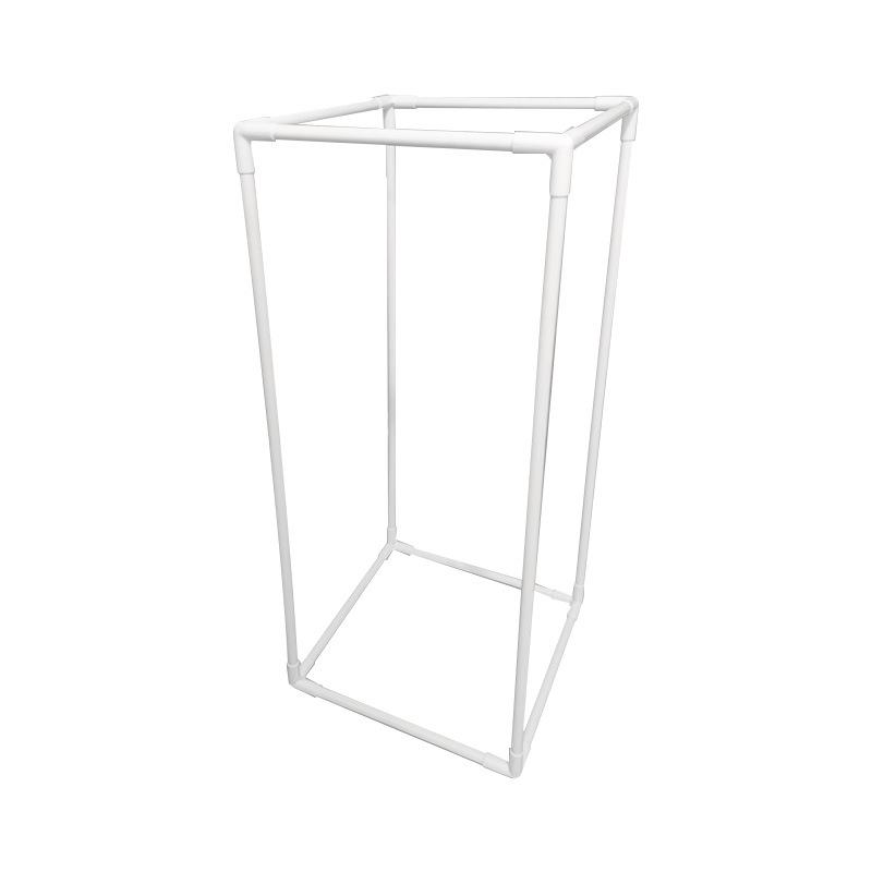 PVC Frame Rectangular Bath Tent Stand and Pole Cover