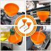 2pcs Filler Funnel Kerosene Car Vehicle Funnel 02562 Lubeo 6” Offset Automotive Net Water Tank Fluid s for Automotive Use Gas Strainer Oil Abs