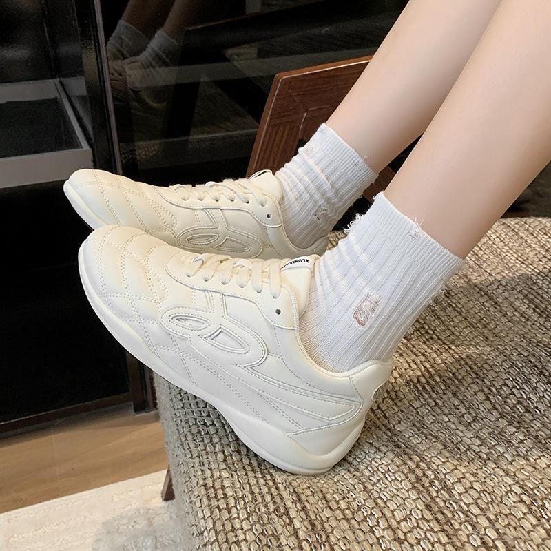 Popular German training shoes women's 2025 summer new versatile color matching flat casual Forrest Gump shoes ins trendy sports board shoes