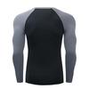 Men's Quick-Dry Long-Sleeve Tight-Fitting Sports Top - High Elasticity, Breathable Fitness Wear