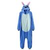 Cozy Cartoon Fleece Onesie Pajamas Couples Winter Home Sleepwear With Cow Nezha Capybara Disney Characters