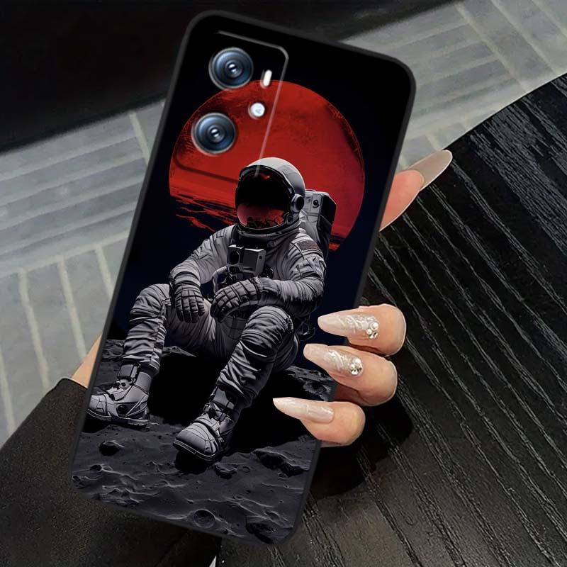 Model Rider Cool Phone Case For OPPO Reno 5 6 7 A96 A40 A58 Realme GT A74 A78 Neo2 A74 A78 Find X5 X3 X7 X8 Black
