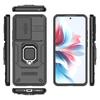 For Oppo Reno11 F 5G Case Ring Kickstand PC+TPU Back Shell with Slide Camera Cover