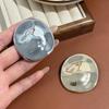 Chic French Retro Geometric Brooch for Jackets & Sweaters