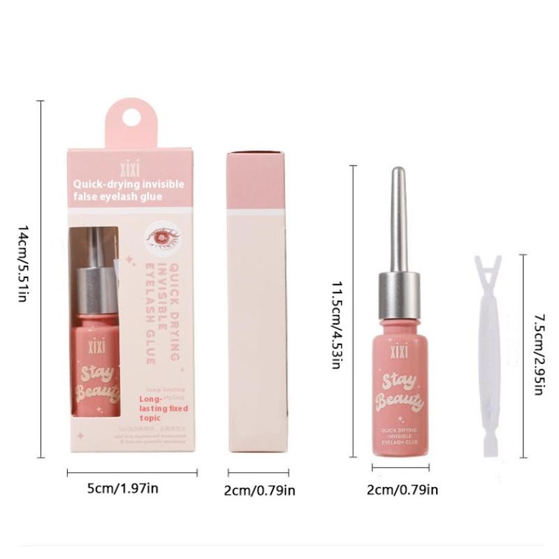 Lepidlo na prodlužování řas Dlouhotrvající Make-up Řasy Neviditelné Lepidlo na umělé řasy Voděodolné Rychleschnoucí Transparentní Lepidlo na řasy