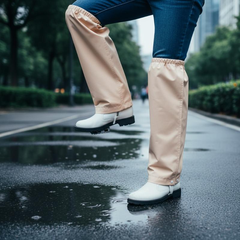 Couvre-jambes en tissu Oxford imperméable, réglables, élastiques, résistants aux taches, pour l'extérieur, le vélo, la randonnée, les jours de pluie