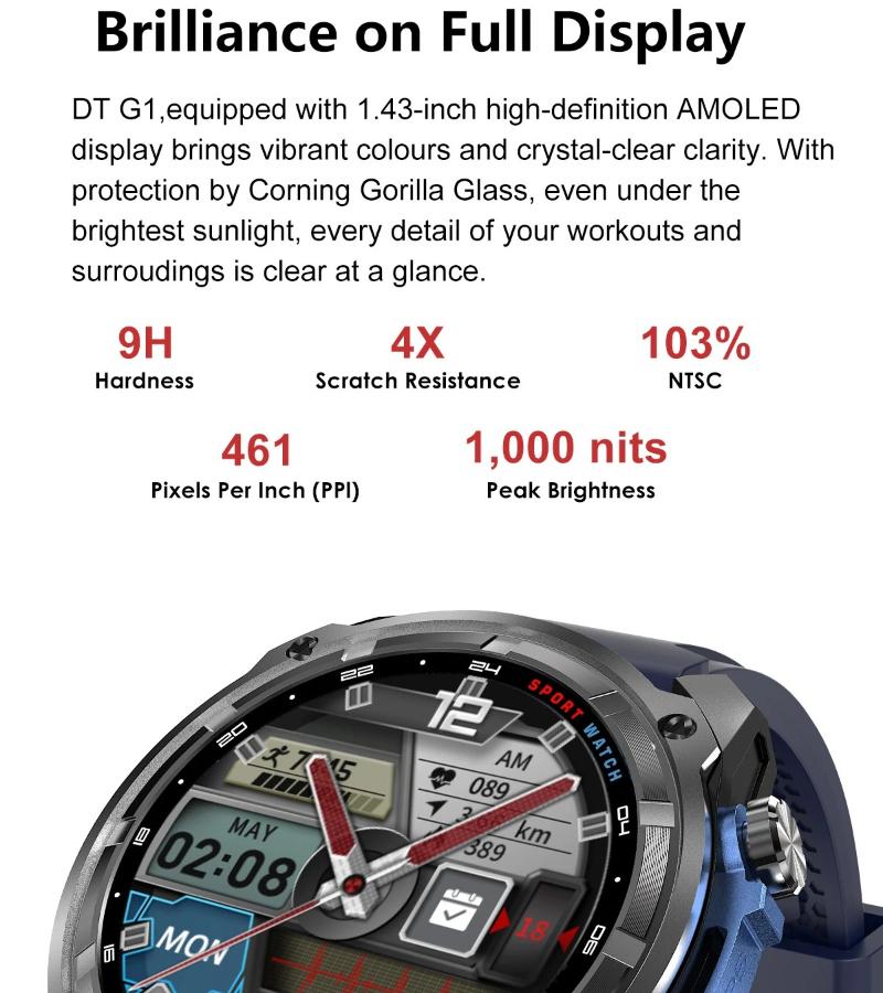 2026 New Military Smart Watch 860Mah Battery GPS Compass 10ATM Waterproof Tactics Sport 4GB Memory BT Call Smart Watches for Men Outdoor Smart Watch