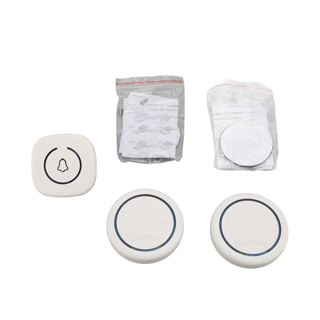 Wireless Dog Doorbell Training to Go Outside 60 Melodies 5 Volume 1000 Ft Range for Pets 110v-240v