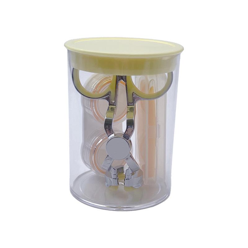 Portable Contact Lens Box Holder Travel Case with Tweezer Wearing Tools for Eye Contact Lenses Storage