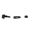 2Pcs Plastic Jet Sprayer Kits 360 Degree Adjustment Car Sprinkler Universal Wiper Nozzle