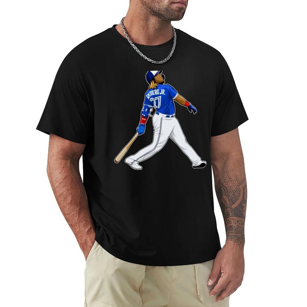 Vladimir Guerrero Jr Hits TShirt All Weather Casual Short Sleeve