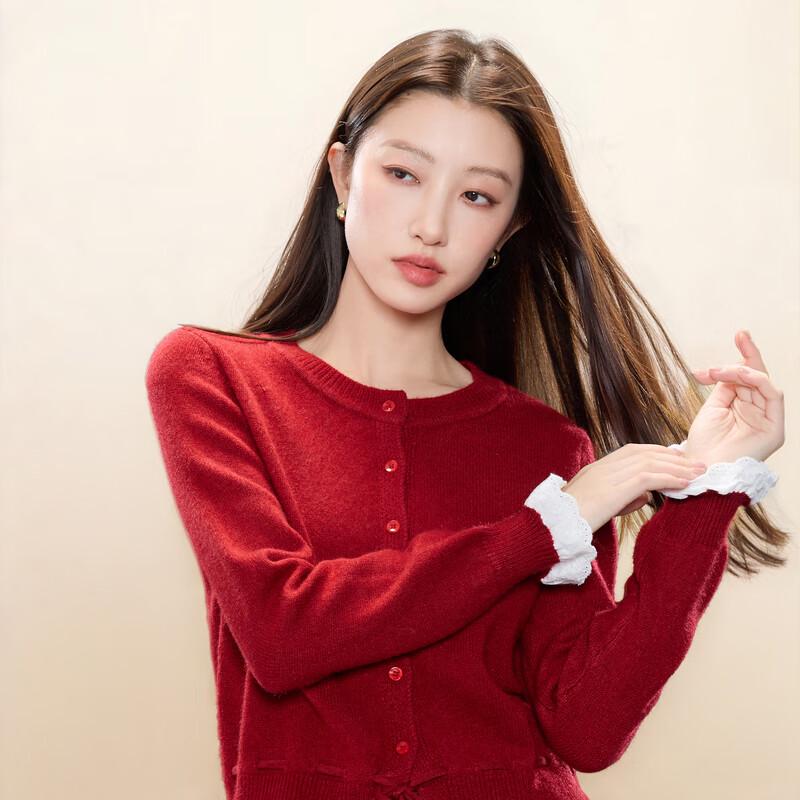 

Женский вязаный кардиган Sancai большого размера с цветными блоками 3XL