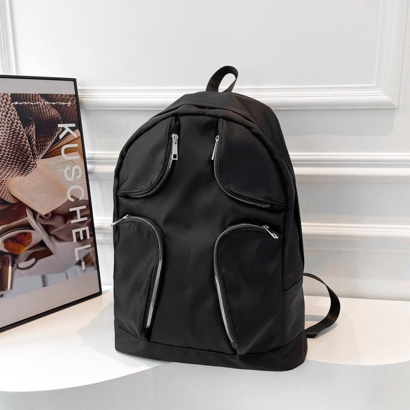 Schoolbagins Wind Japanese Backpack Large Capacity Junior High School Student School Bag Female Tide Simple Travel Backpack