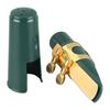 Alto Saxophone Mouthpiece Kit Sax Cover Ligature Reed Instrument Accessories for Replacement Green