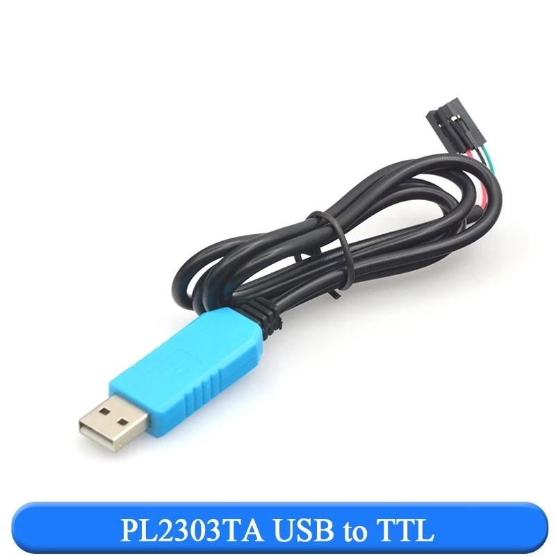 RS232 Converter PL2303 PL2303HX USB to UART TTL Cable Module 4P 4Pin Intelligent Electronic Serial Cable Supports Linux Mac Win7