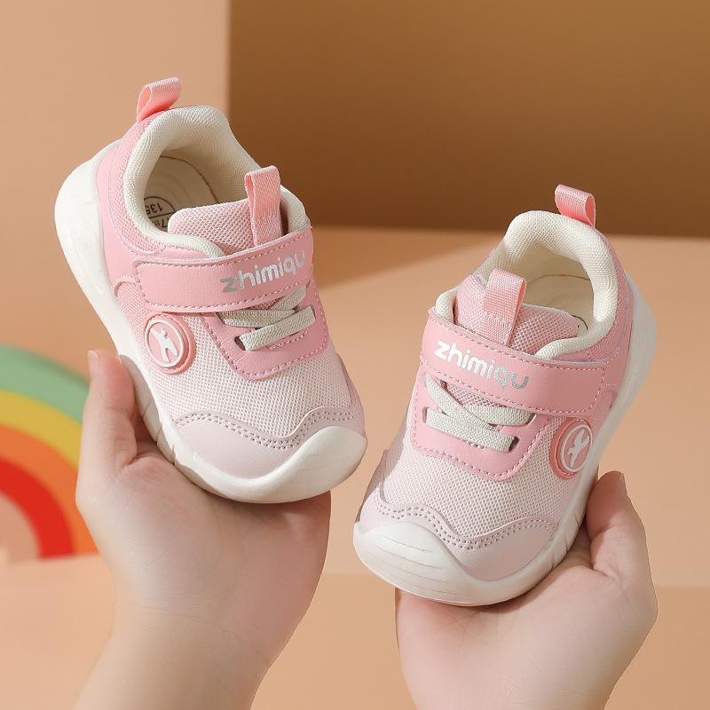 Soft Sole Breathable Toddler Shoes for Boys & Girls, Ages 0-3, Anti-Kick Summer Baby Shoes