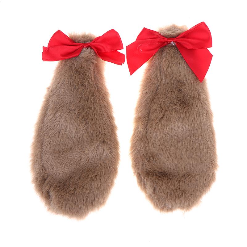 1Pair Motorcycle Helmet Decoration Ears Bow Cute Rabbit Ears Ski Helm Rabbit Ears Helmet Quick Release Accessories