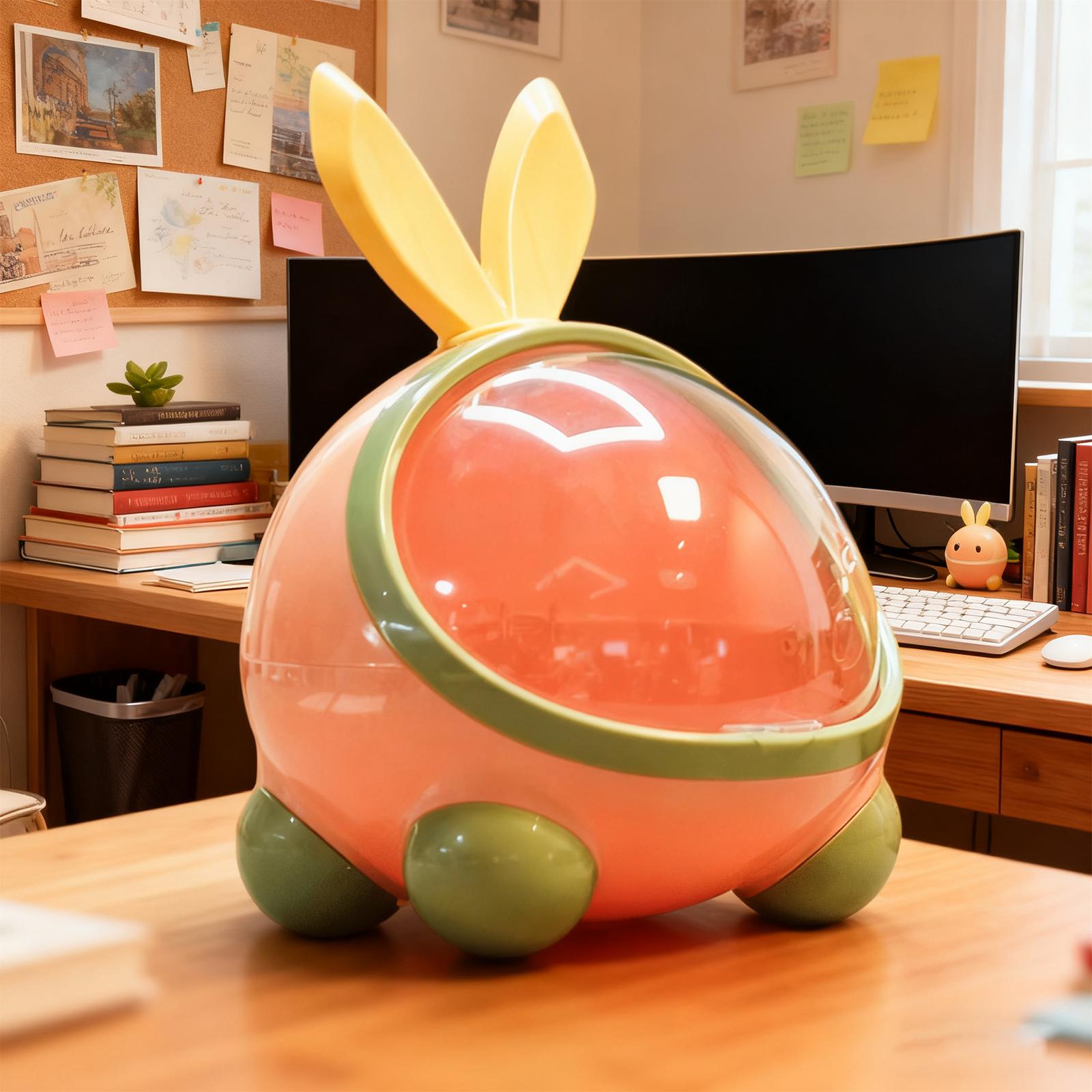 

Entry key storage box, high-end entrance decoration circular snack box, cartoon miscellaneous dust-proof box for living room TV