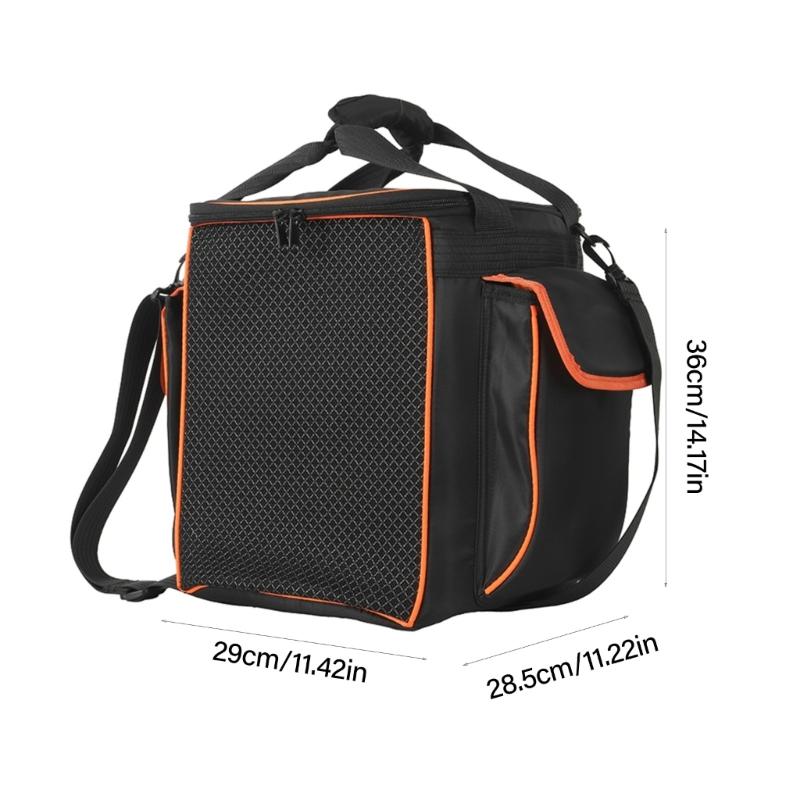 Protective Storage Bag for Encore2 Portable Speaker Case Holder With Adjustable Shoulder Strap And Multiple Pockets