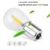 Pair of 1156 Glass Strobe COB LED Car Turn Signal Reverse Light Tail Brake Bulb White Light