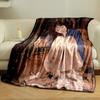 Gothic Girl Floral Blanket bedroom Blanket for Livingroom Couch lunch break Soft throw for Friend's festival Gift