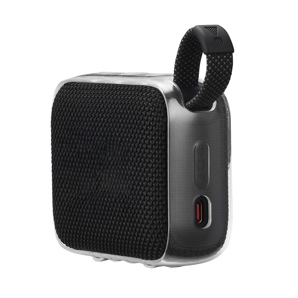 TPU Schutzhülle Stoßfest Tragbar Skin Sleeve Transparent Lautsprecher Schutzhülle für JBL Go 4 Tragbarer BT-Lautsprecher