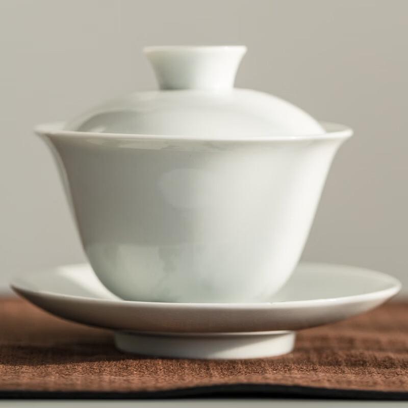 Lairuo Handmade Ash Glazed Ceramic Gaiwan