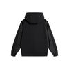 Li Ning Sports Lifestyle Series Color Block Hooded Pullover Sweatshirt Unisex Sweatshirt Black AWDU025-4