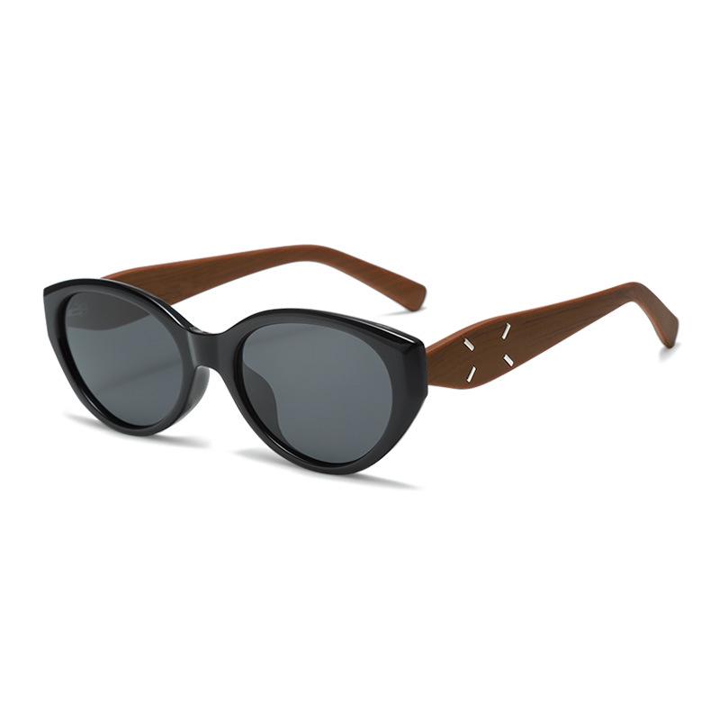 Retro Cat Eye Polarized Sunglasses - Concave Style, Anti-Glare Women's High-End Design