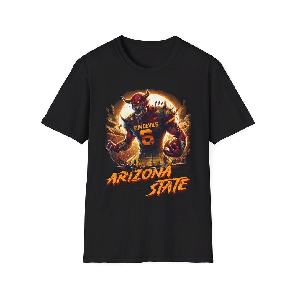 Arizona State Sun Devils Horror Mashup T-Shirt - Devilish and Dreadful