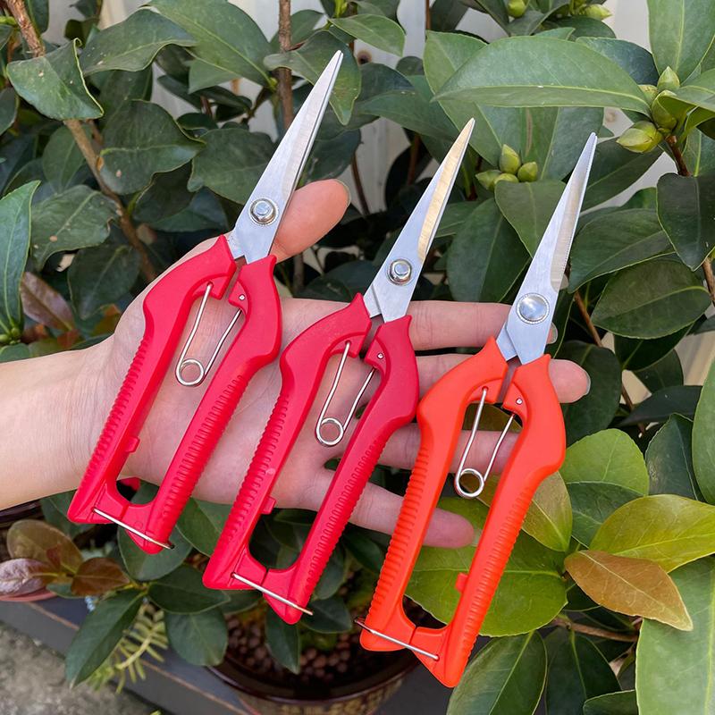 Pruning Shear Branch Scissors Stainless Steel Non-Slip Handle Sharp Garden Fruit Tree Pruning Very Sharp Garden Tools