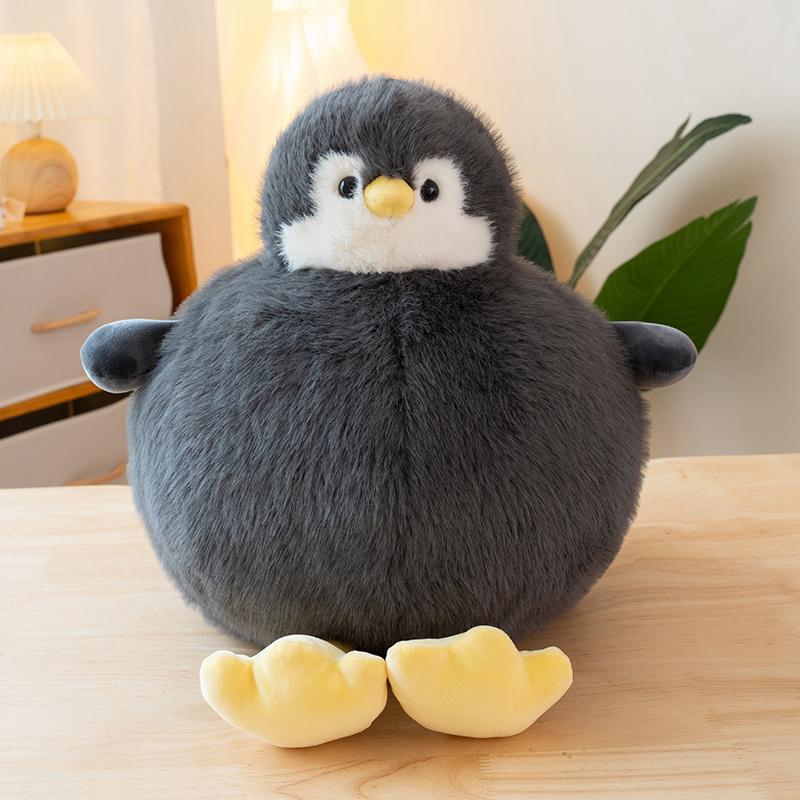 Lief Pinguïn Pluche Kussen Kawaii Dikke Pinguïn Knuffel Zacht Bank Rugkussen Verjaardagscadeau