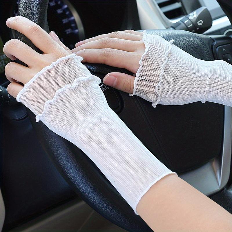 1Pair of fake sleeves, mesh sleeves, women's thin cuffs, wrist guards, scar cover, tattoo decorative gloves