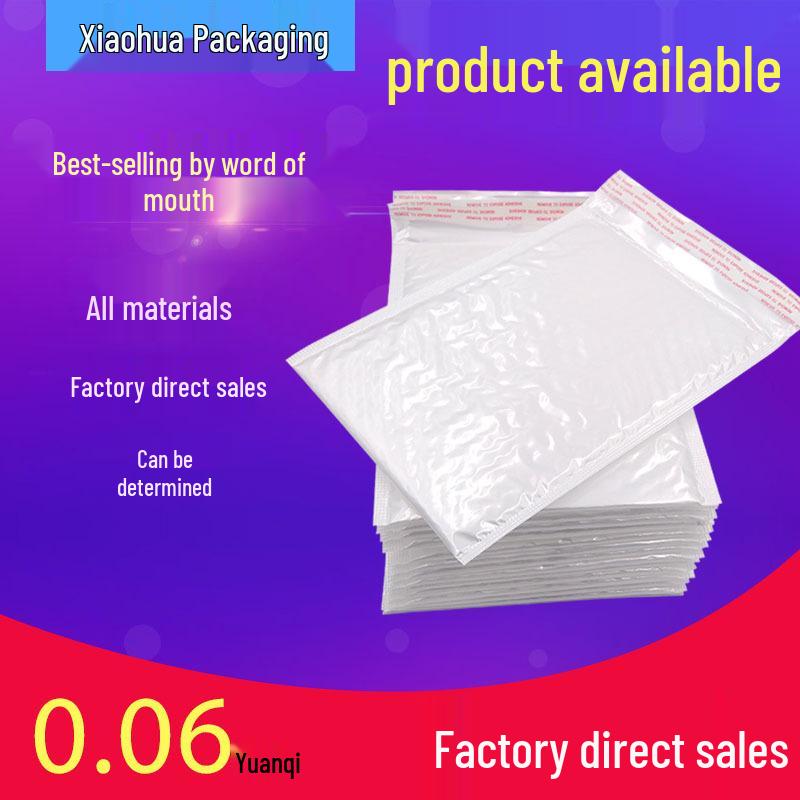 Ultraleichter Perlglanz-Langbriefumschlag mit Luftpolsterfolie für Kleidung, Bücher und Elektronik